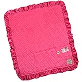 (マイブランキー)My Blankee Minky Dot Velour ミンキー ドット べロア ブランケット Raspberry [並行輸入品]