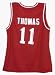 Isiah Thomas Autographed Indiana Hoosiers Throwback NCAA Basketball Jersey