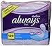 Always Dailies Regular, Thin, Unscented Pantiliners, 60 Count - Pack of 2 (120 Total Count)