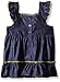 Kids Headquarters Girls' Smocked Chambray Tunic and Printed Capri