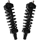 Detroit Axle - Both (2) Brand New Front Driver & Passenger Side Complete Strut & Spring Assembly - Chevrolet & GMC Envoy Trailblazer
