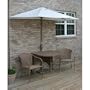 Adena 36in Coffee Wicker 7.5ft Olefin Set Natural