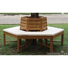 Baumbank aus Hartholz ge�lt