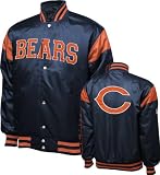 Chicago Bears Navy Nylon Satin Jacket