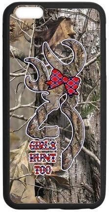 JDSitem Lovely Browning Cutter Logo Realtrees Real Tree Camo Case Cover Sleeve Protector for Phone iPhone 6 Plus 5.5" (Laser Technology)