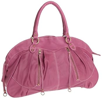 Latico Nappa Top Zip Large Shoulder Bag