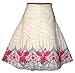 Apparel : Border Floral Print A-Line Skirt