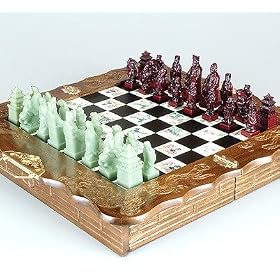 19" Oriental 8 Fairy Chess Set
