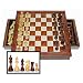 Wood Expressions Camphor Chess Set w/Drawers
