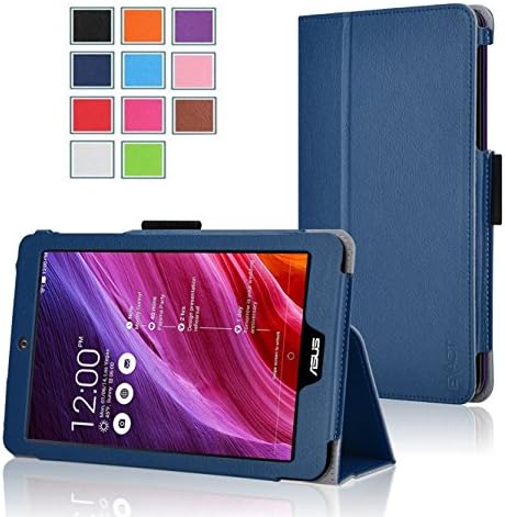 Exact ASUS MeMO Pad 8 ME181C Case [PRO Series] - Professional Folio Case for ASUS MeMO Pad 8 (ME181C) Navy Blue