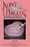 Aunt Philly's Toothbrush Rugs Heart Rug (AP102)