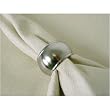 Silver Metal Round Metal European inspired napkin rings