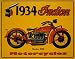 1934 Indian Motorcycles , 16x13