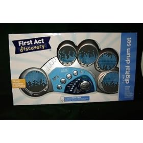 First Act Discovery 5 Pad Digital Drum Set by First Act Discovery Guitar