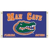 NCAA Florida Gators Man Cave Flag with 4 Grommets, 3 x 5-Feet at Amazon.com