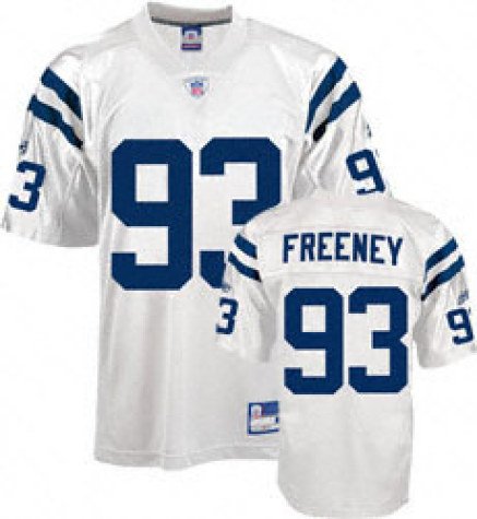 Youth Indianapolis Colts #93 Dwight Freeney Road Replica Jersey - S 8