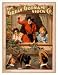 Historic Theater Poster (L), Three women in window flirting with three men outside wi...