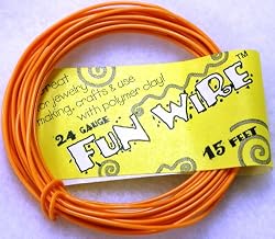 Fun Wire 24 Gauge Coil - Popsicle Orange