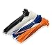 Cable Matters (Combo Pack) 200 Self-Locking 8-Inch Nylon Cable Ties in Black, White, Orange, Blue