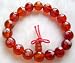 Red Agate Beads Tibet Buddhist Prayer Bracelet Mala FO Lotus Red Agate Beads Tibet Buddhist Prayer Bracelet Mala FO Lotus
