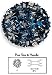 All Products : 2 Color Mix Metallic Cheerleaders Poms 6 METALLIC NAVY/METALLIC SILVER 3/4 W 6 L METALLIC STRANDS