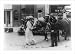 Historic Print (L): [Bide-A-Wee Home for Animals, New York, N.Y.: man putting sun hat...