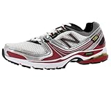 New Balance Men's 730 Running Shoe Red, White, Silver (9.5)
