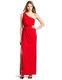 BCBGMAXAZRIA Womens Snejana One Shoulder Slit Gown