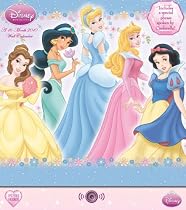 DISNEY PRINCESS 2010 WALL CALENDAR with Sound