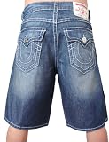 New True Religion Buddha Mens La Jolla Denim Jeans Shorts, TMS15LJ