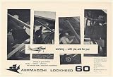 1963 Aermacchi Lockheed 60 Aircraft Airplane Print Ad (Memorabilia) (56392)