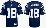 Peyton Manning Jersey: Reebok Blue Replica #18 Indianapolis Colts Jersey - Medium