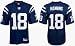 Peyton Manning Jersey: Reebok Blue Replica #18 Indianapolis Colts Jersey - Medium