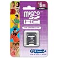 Integral Micro SDHC Media Memory Card with SD Adaptor Capacity 16GB Ref INMSDH16G4V2