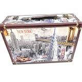 Coffre valisette Bois "New York"