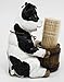 Ebros Country Farm Bovine Cow With Bell Collar Holding A Wooden Barrel Decorative Toothpick Holder Statue With Toothpicks 4
