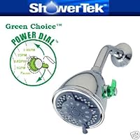 ShowerTek Green Choice Water Saving Adjustable Shower Head Wall Mount