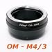RAINBOWIMAGING Olympus Zuiko OM Lens to Micro 4/3 Four Thirds System Camera Mount Adapter, Olympus PEN E-P1, PEN E-P2, PEN E-PL1, Panasonic Lumix DMC-GF1, GH1, G1, G2, G10, MSRP USD26.99
