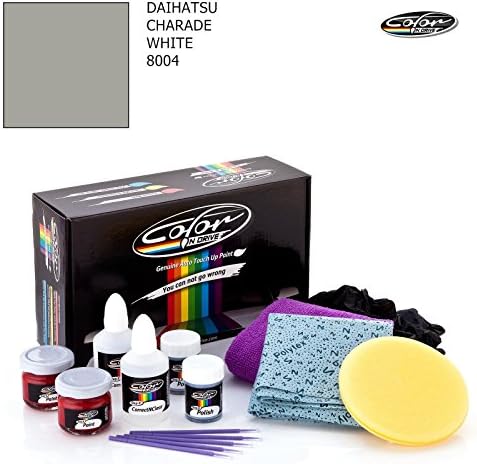 DAIHATSU CHARADE / WHITE - 8004 / COLOR N DRIVE TOUCH UP PAINT SYSTEM FOR PAINT CHIPS AND SCRATCHES / PRO PACK