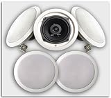 5 Acoustic Audio R1915PKG In Wall Home Theater Surround Speakers