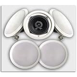Buy 5 Acoustic Audio R1915PKG In Wall Home Theater Surround Speakers  by Acoustic Audio