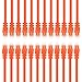 GEARit Cat 6 Ethernet Cable (24-Pack 2 Feet) Cat6 Network Patch, 10Gbps, RJ45, Snagless Cord, Gold-Plated Connectors, Internet for PC, TV, Tablet, Router, Printer, Servers, IT Data Center - Orange