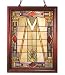 Tiffany-style Mission Glass Window Panel