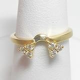 14K Yellow or White Gold Diamond Wrap