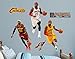 Fathead NBA Cleveland Cavaliers LeBron James: Hero Pack - Large Officially Licensed NBA Removable Wall Decals