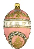 Museum Collection Faberge Duchess of Marlborough Egg Glass Ornament-Large