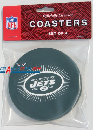 NFL  New York Jets Coasters (4 Pack)