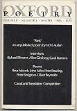 Oxford Poetry: Volume II, No. 3, Winter 1985