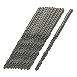 uxcell ドリルビット　ストレートシャンク　割り点　高速度　鋼　HSS　3.3mm　10本入り