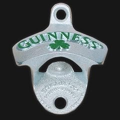 GUINNESS SHAMROCK WALL MOUNTED BOTTLE OPENER